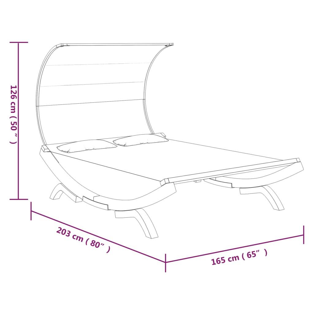 VidaXL sedia Legno  