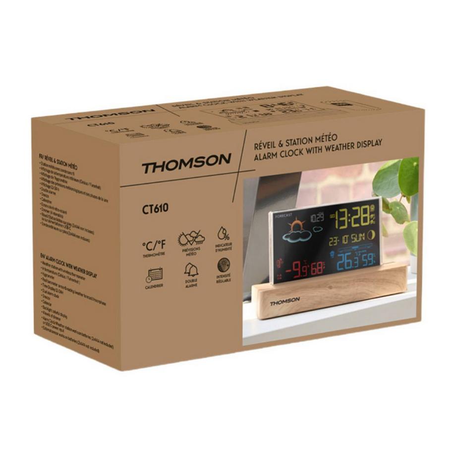 Thomson  Sveglia e stazione meteo con display digitale 