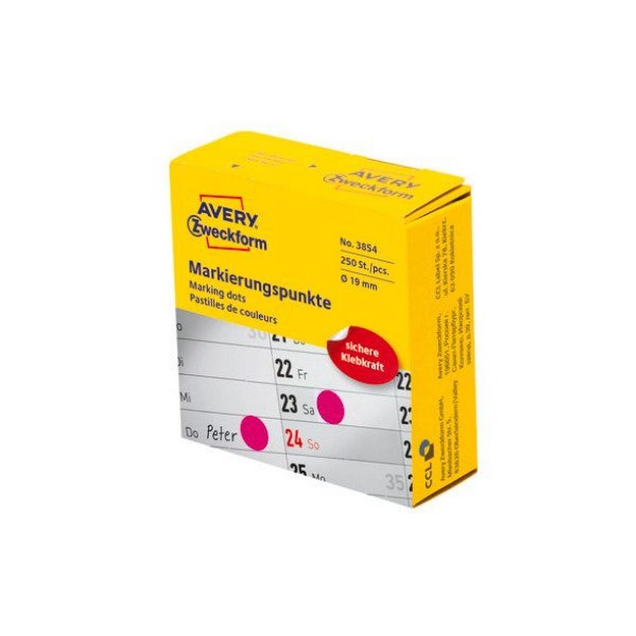 AVERY ZWECKFORM Markierungspunkte 19mm, 250 Stück