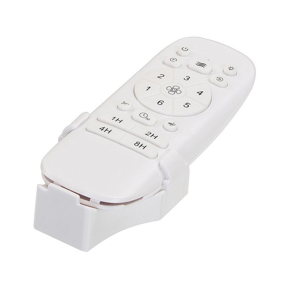 Beliani Deckenventilator mit Licht aus Eisen Klassisch JIBOA  