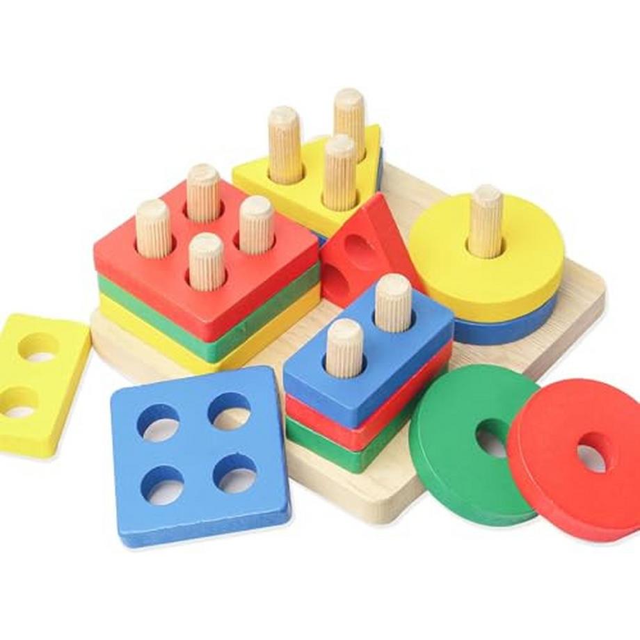 Brettspiel,Sortierspiel aus Holz