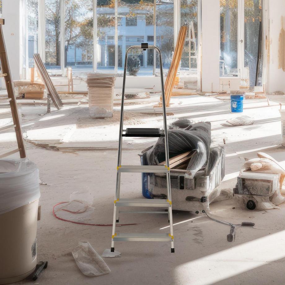 B2X  Escabeau pliant avec poignée de support 