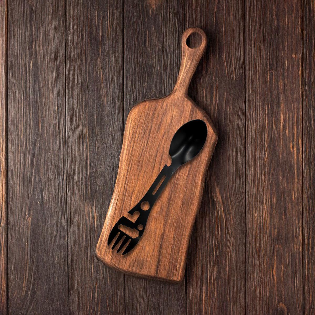 Mad Monkey  Couverts de camping Cuillère Multitool 