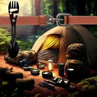 Mad Monkey  Couverts de camping Cuillère Multitool 