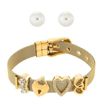 Set Milanaise goldfarbend