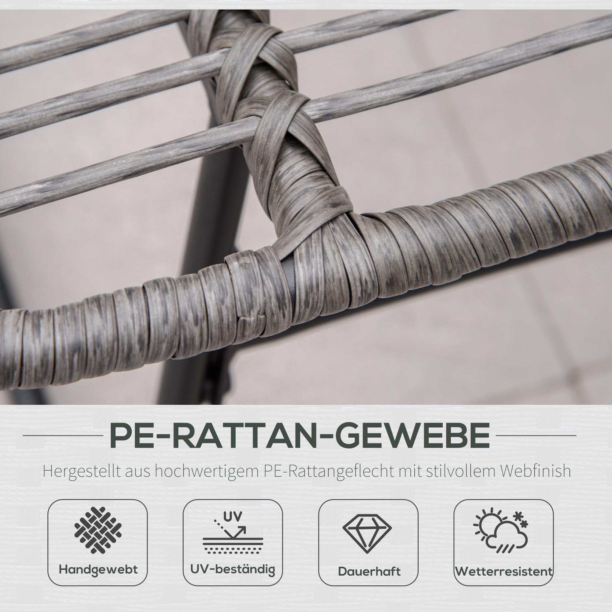 Outsunny Rattansessel-Set  