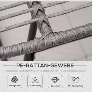 Outsunny Rattansessel-Set  