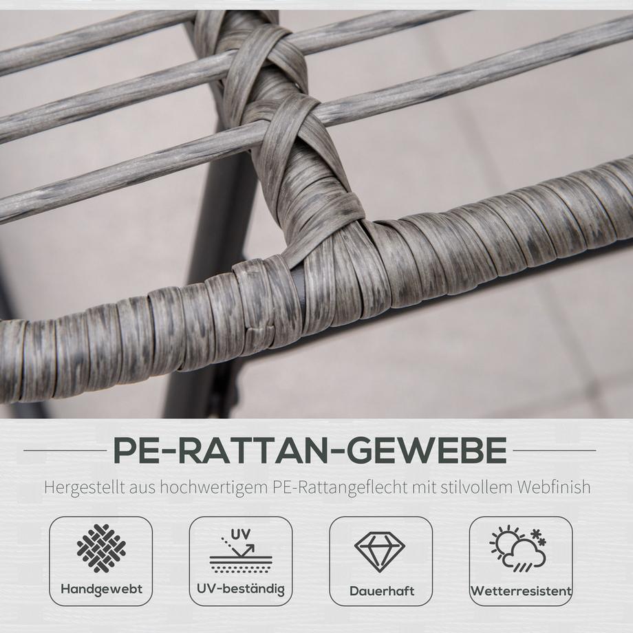 Outsunny Rattansessel-Set  