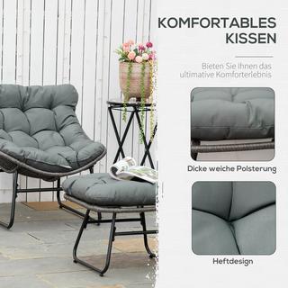 Outsunny Rattansessel-Set  