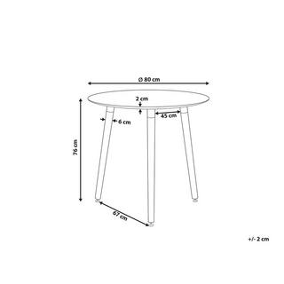 Beliani Table de repas en MDF Moderne BOMA  