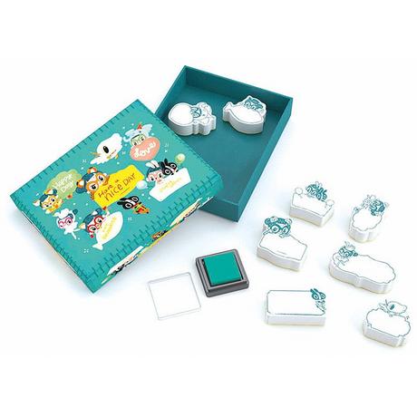 Djeco Kreativ Nachrichtenstempel Lam  