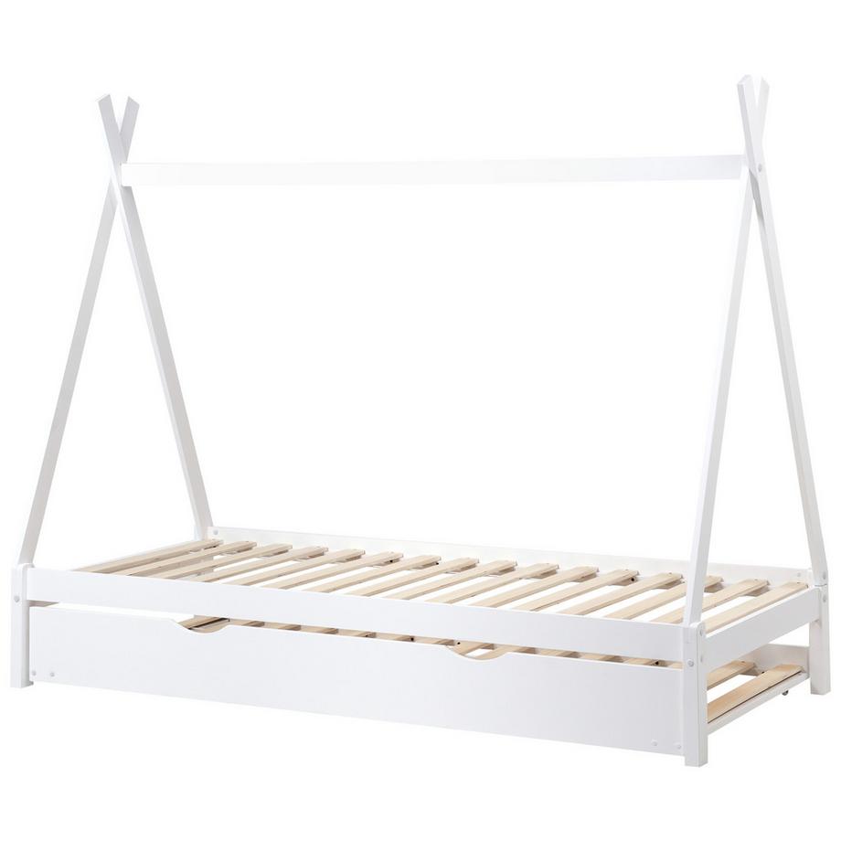 Beliani Letto estraibile per bambini en Legno di pino  TALMONTIERS  