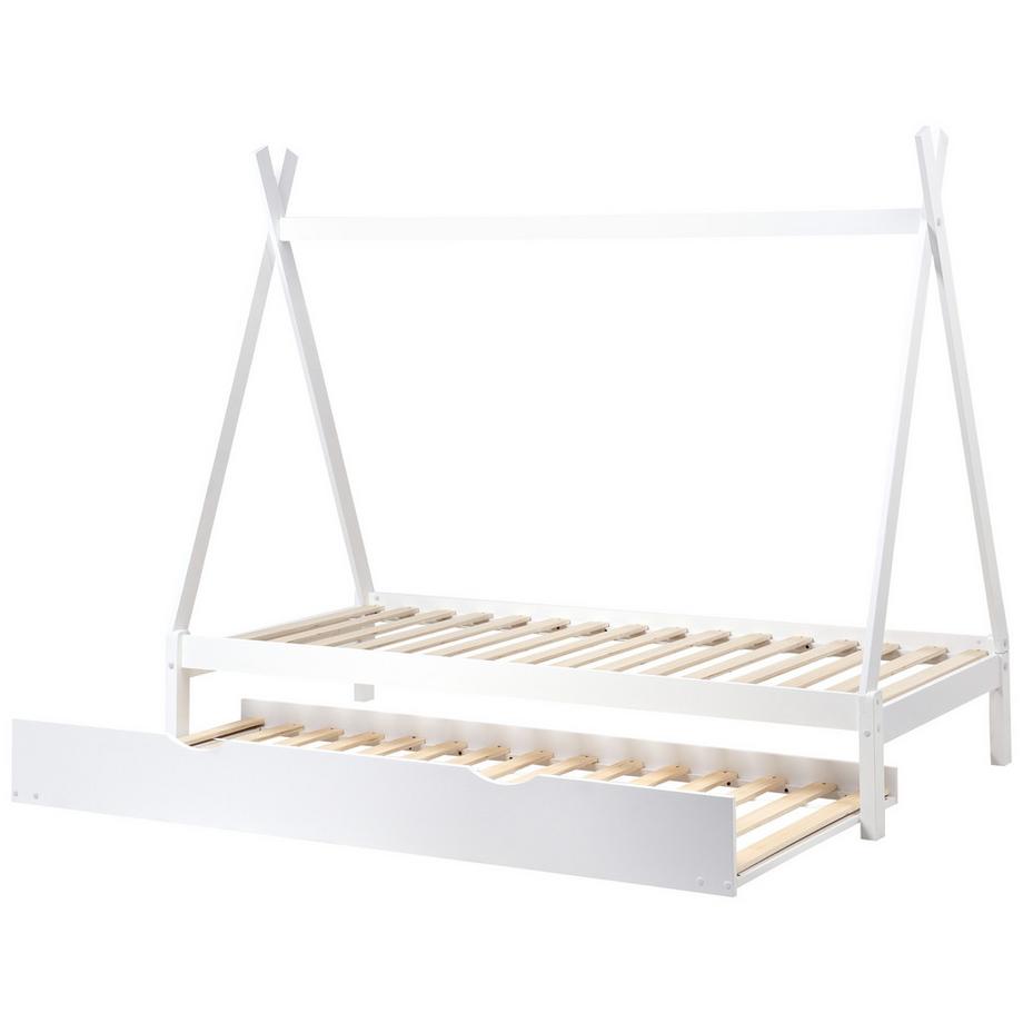 Beliani Letto estraibile per bambini en Legno di pino  TALMONTIERS  