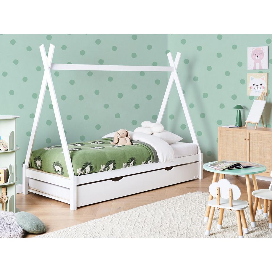 Beliani Letto estraibile per bambini en Legno di pino  TALMONTIERS  