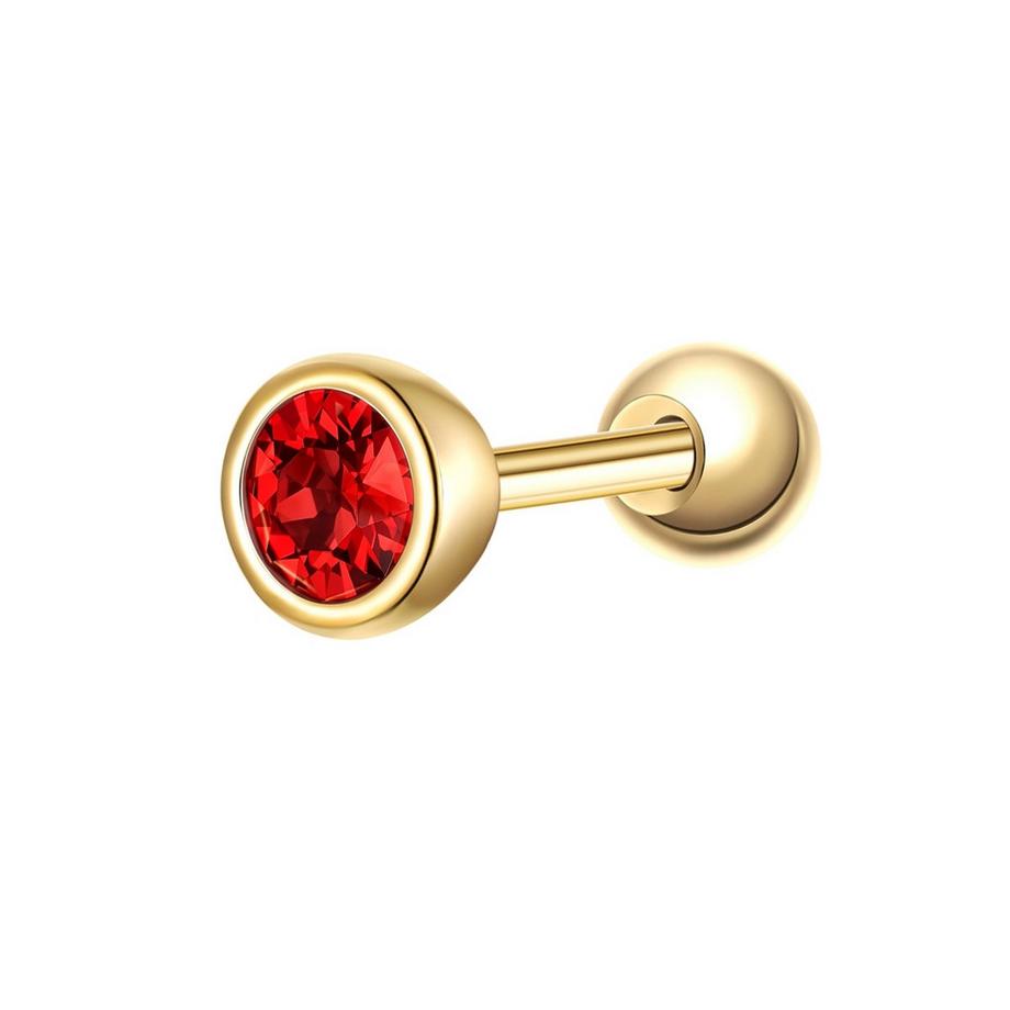 Piercing Geburtsstein Sterling Silber Zirkonia
