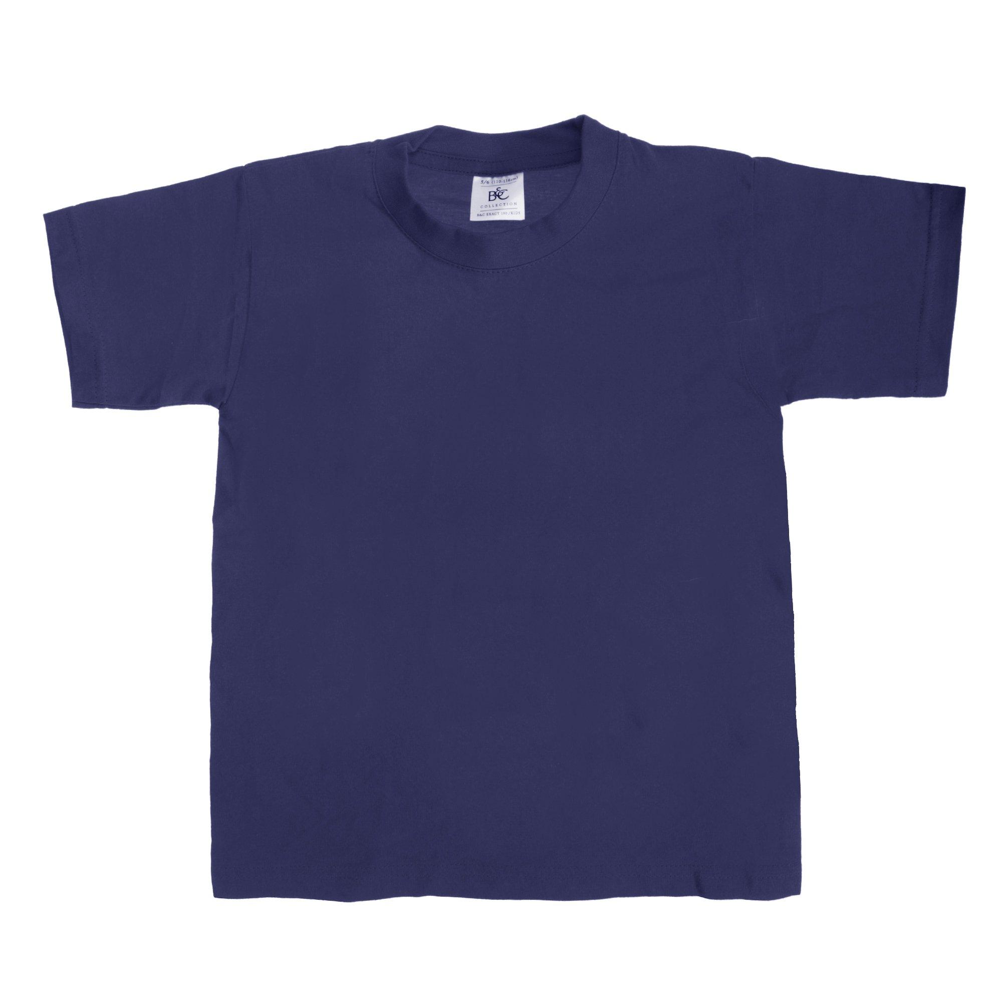 Image of B&c Tshirt, Kurzarm Mädchen Marine 5-6A