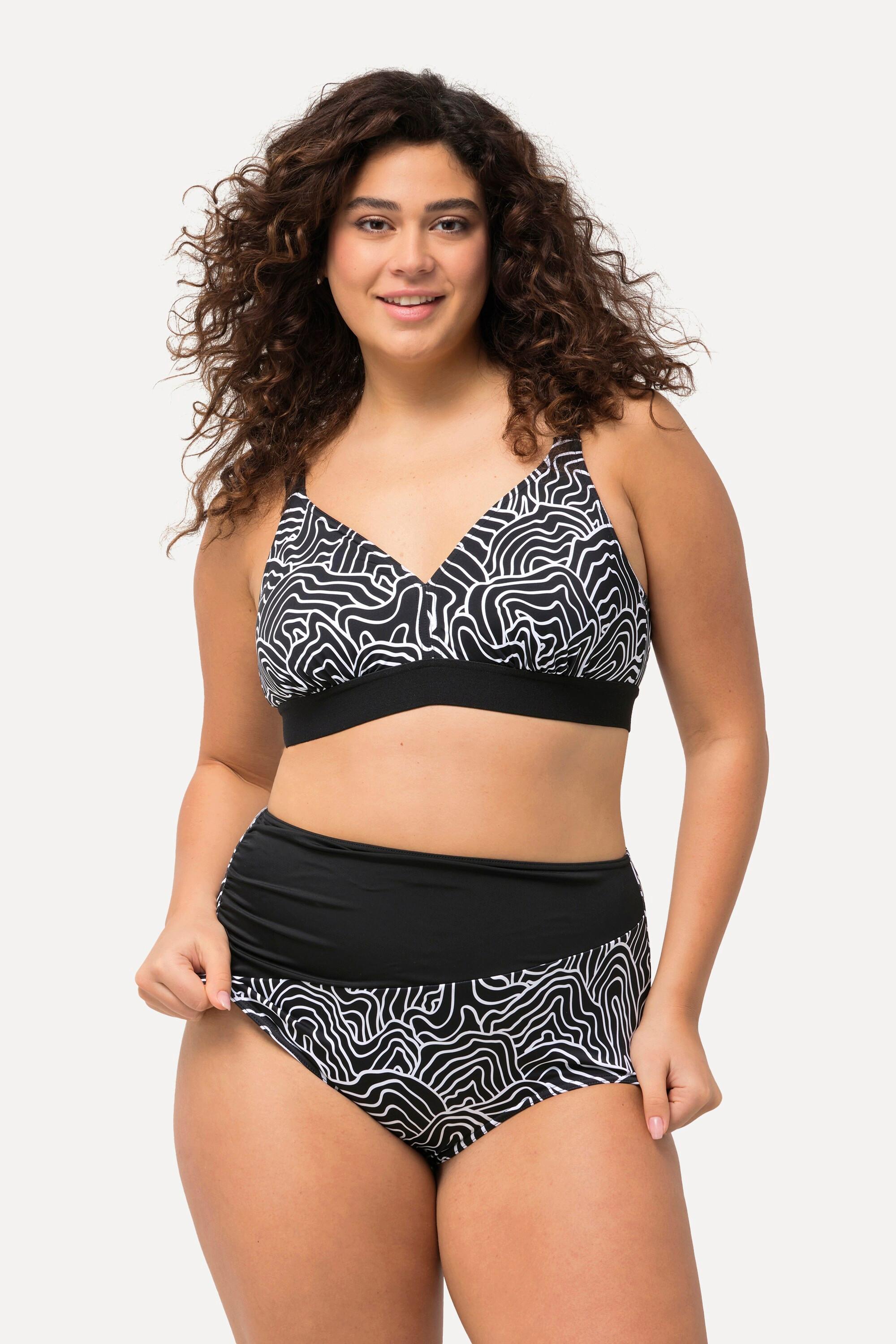 Ulla Popken Bikini Linee Coppe Morbide Spalline Regolabili  