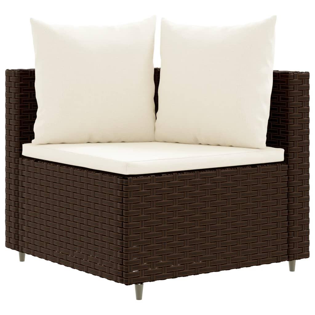 VidaXL Gartensofagarnitur poly-rattan  