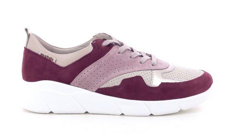 Image of Imanie - Leder Sneaker Damen Rot 41