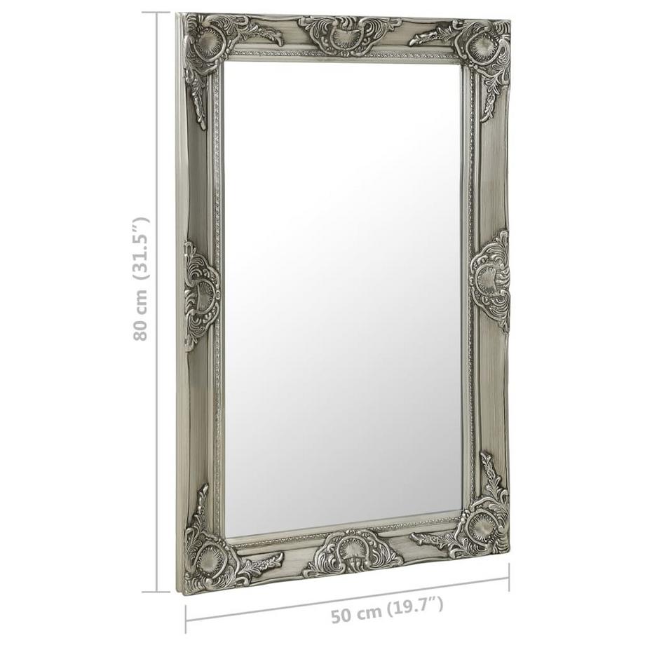 VidaXL Miroir mural bois  