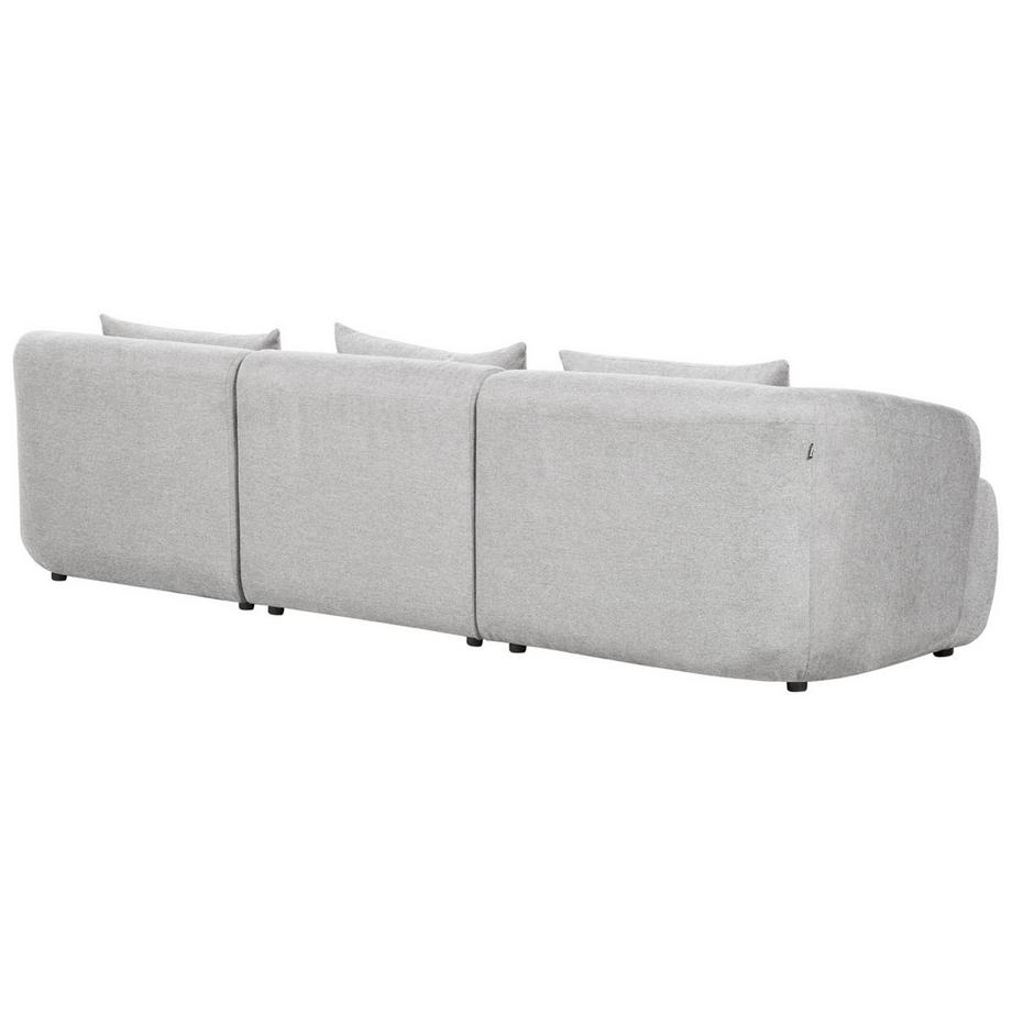 Beliani Ecksofa aus Stoff  SVANSELE  