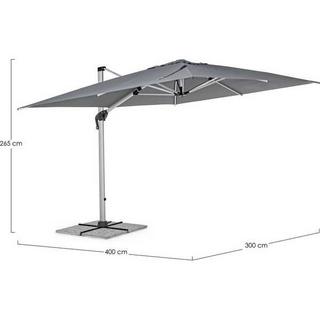 mutoni Sonnenschirm Ines 300x400 eloxiert-dunkelgrau  