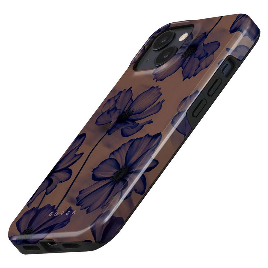 Burga  Custodia MagSafe per iPhone 15 Elegante Motivo Velvet Night 