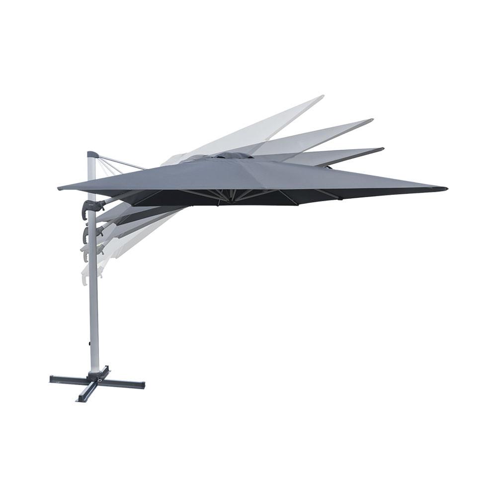 Contini De Luxe Ampelschirm 2.0 3x3m anthrazit  