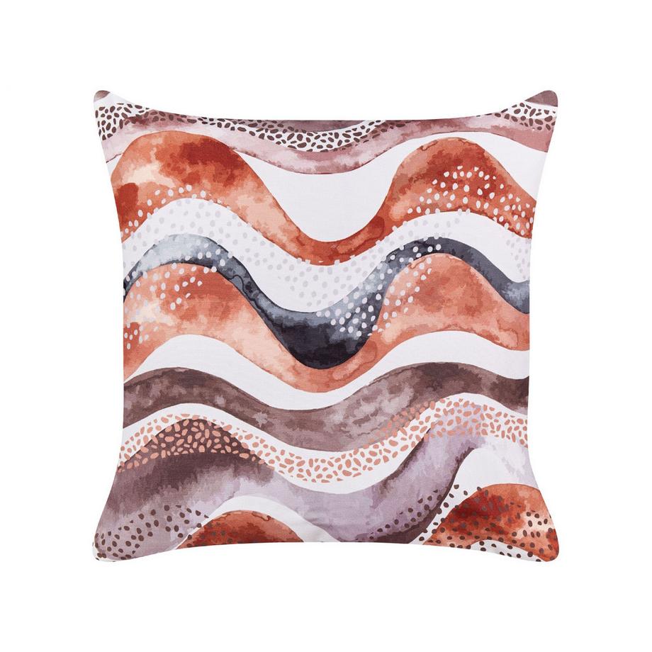 Beliani Gartenkissen 2er Set aus Polyester Retro SEBORGA  