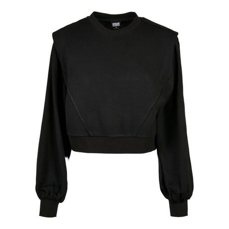 URBAN CLASSICS  sweatshirt rundhalsausschnitt ded shoulder modal terry (grandes tailles) 