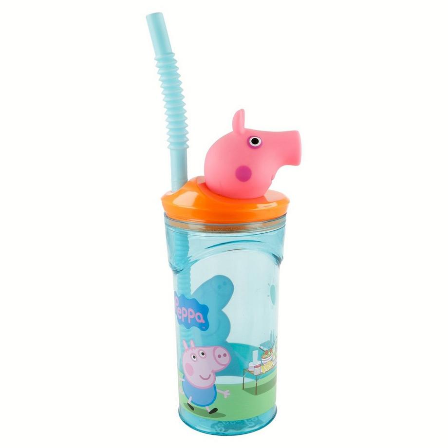 Stor Peppa Pig 3D Figur (360 ml) - Trinkbecher  