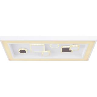 mutoni Plafonnier Rabea métal blanc LED 60x30  