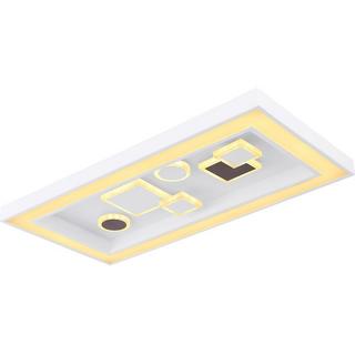 mutoni Plafonnier Rabea métal blanc LED 60x30  