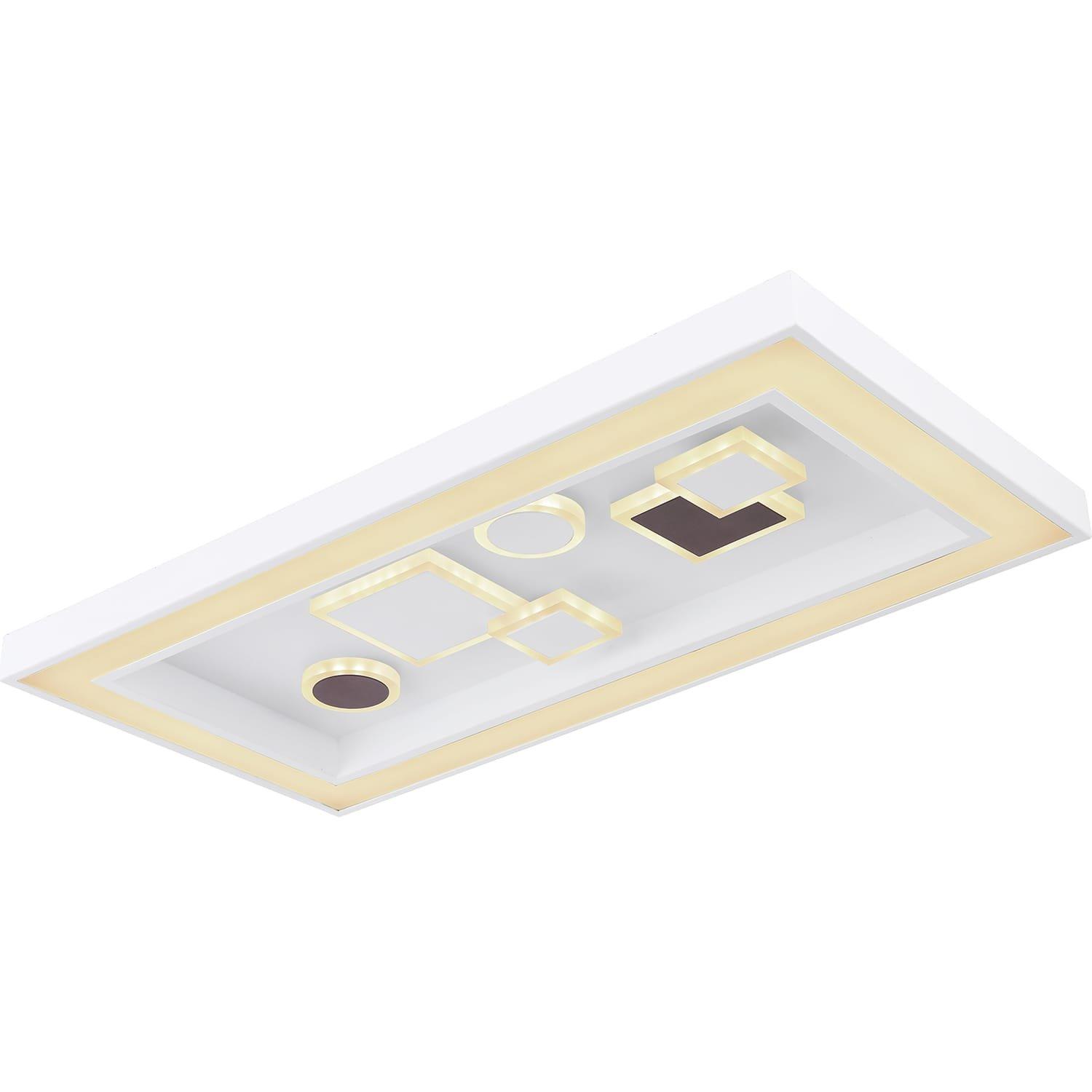 Image of Deckenleuchte Rabea Metall weiss LED 60x30 Deckenleuchte Rabea Metall weiss LED 60x30