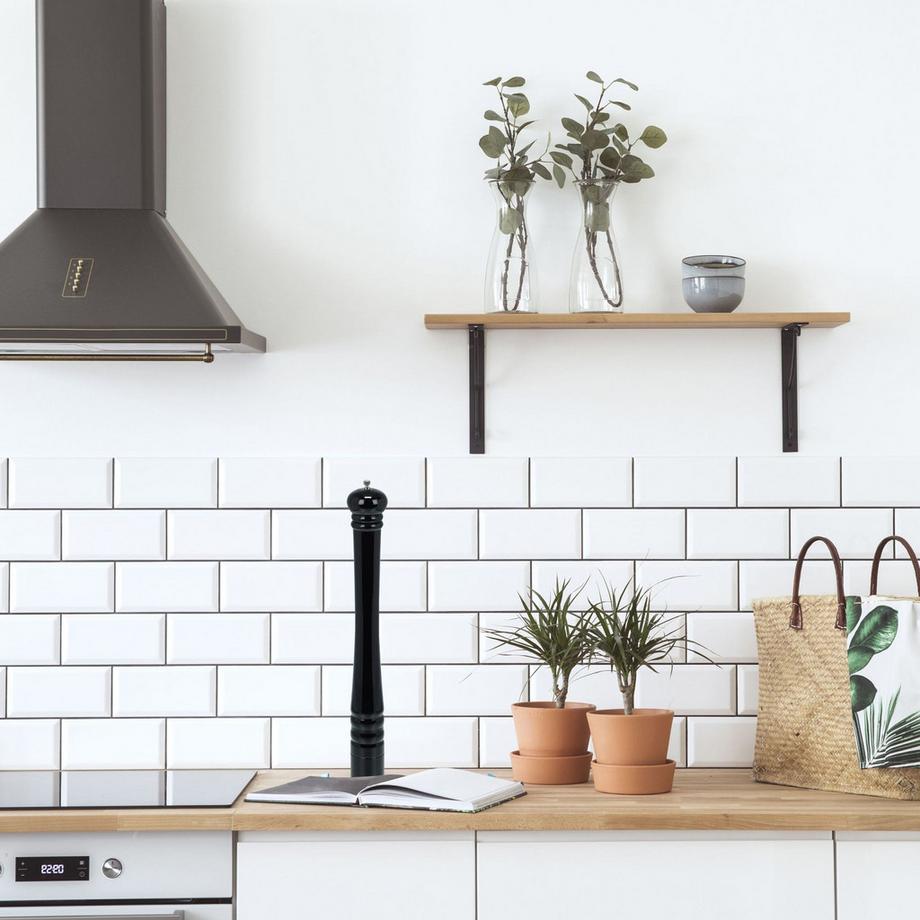 Northix  Große Gewürzmühle aus Holz 