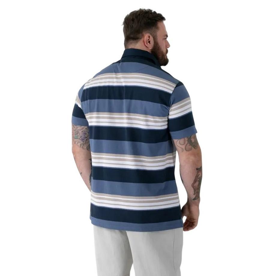 Duke Willis D555 Polo Rugby à Rayures Taille Grand  