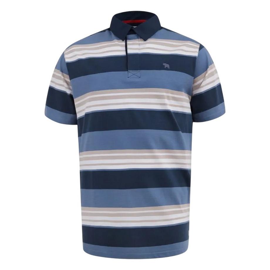 Polo Manches Courtes Style Rugby Motif À Rayures Willis
