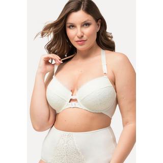 Ulla Popken  Reggiseno con ferretto, pizzo, coppe morbide, chiusura anteriore e coppa B-E 