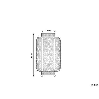 Beliani Lampada da tavolo en Metallo Boho SOMES  