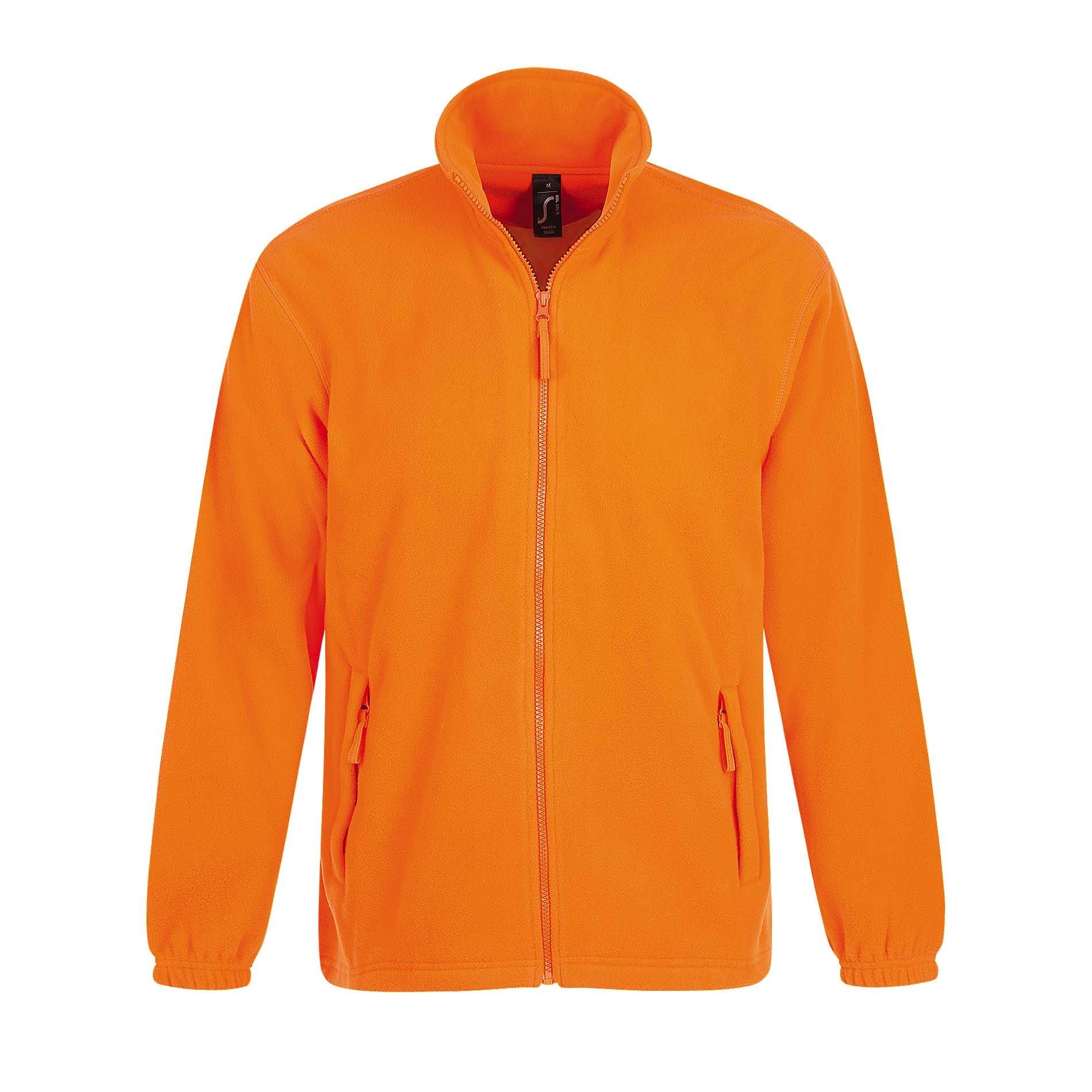 Image of Outdoor Fleece Jacke North Herren Orange 5XL