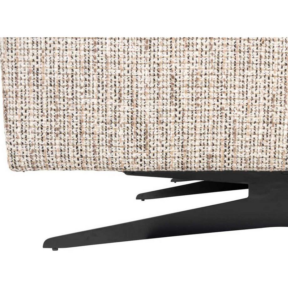 mutoni Canapé d&#039;angle Hoxton 3 places trendy nature gauche  