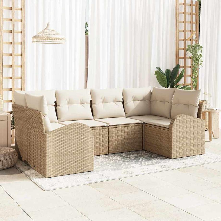 VidaXL Divano da giardino Polyrattan  