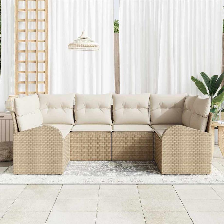 VidaXL Divano da giardino Polyrattan  