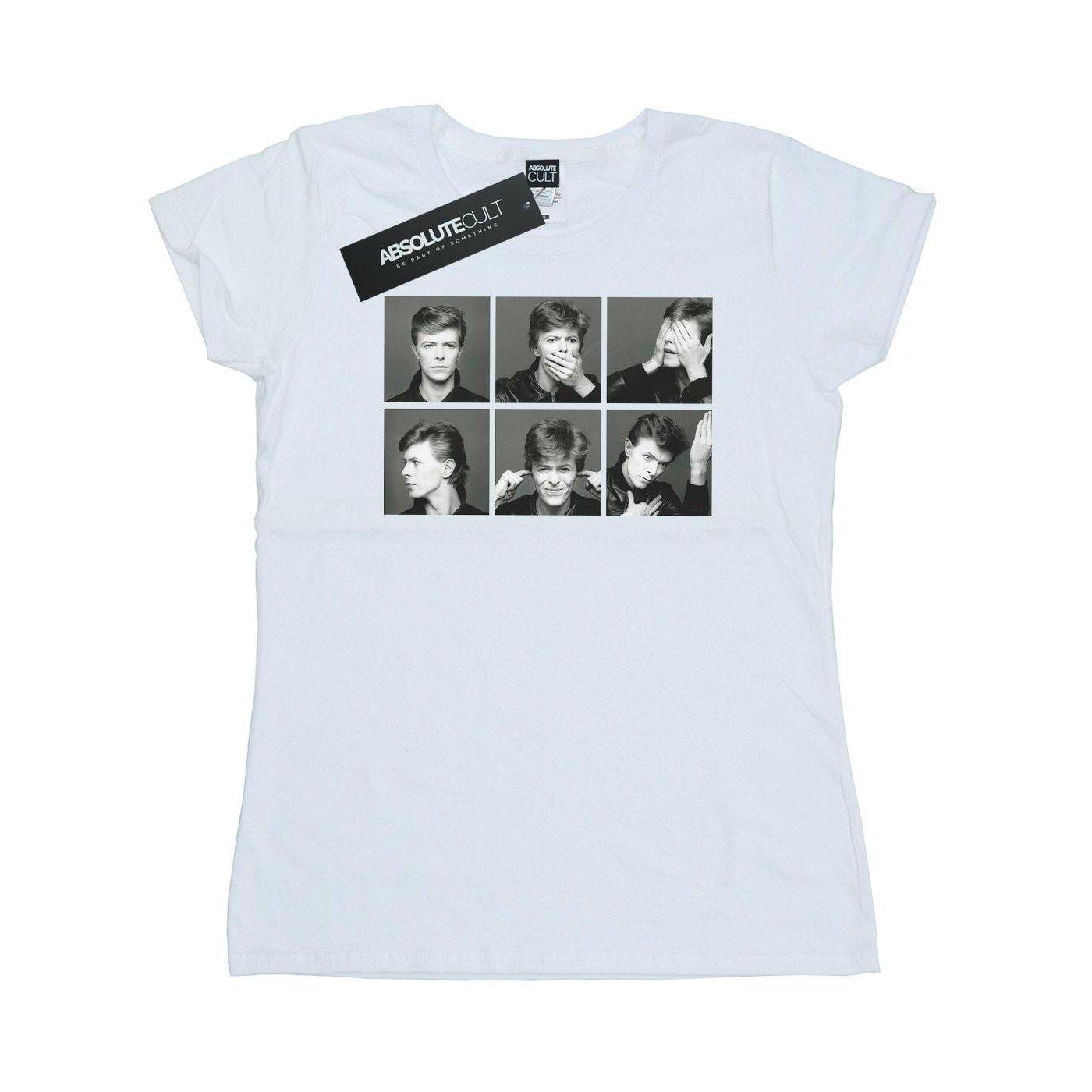 Image of Photo Collage Tshirt Damen Weiss M