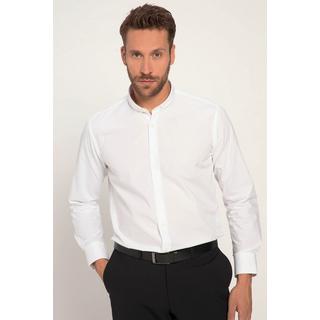 JP1880  Camicia da ufficio con vestibilità moderna, finissaggio EasyCare, collettino button-down e maniche lunghe bianco neve 