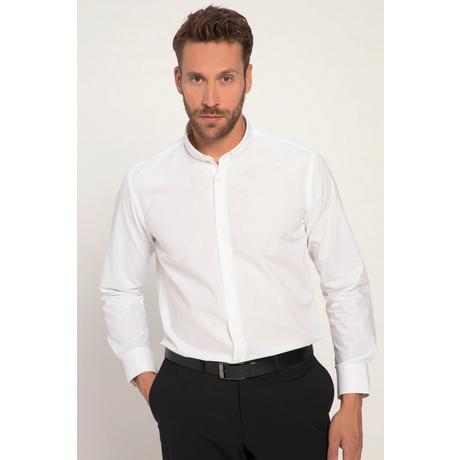 JP1880  Camicia da ufficio con vestibilità moderna, finissaggio EasyCare, collettino button-down e maniche lunghe bianco neve 