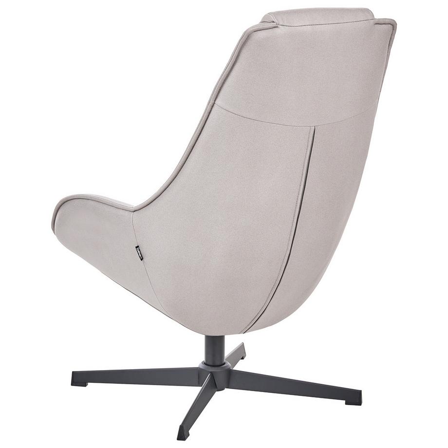 Beliani Drehsessel aus Stoff Retro HAUGE  