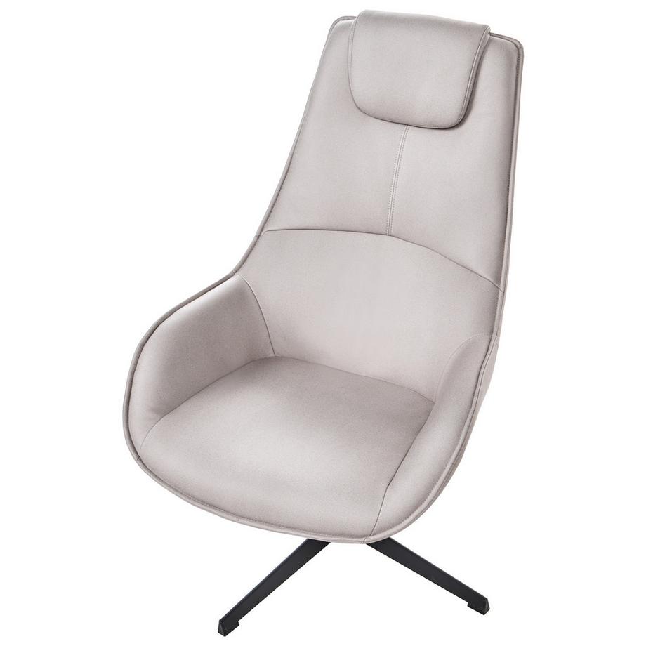 Beliani Drehsessel aus Stoff Retro HAUGE  