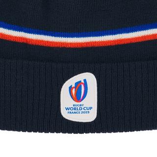 macron  mütze mit pompon rwc france 2023 