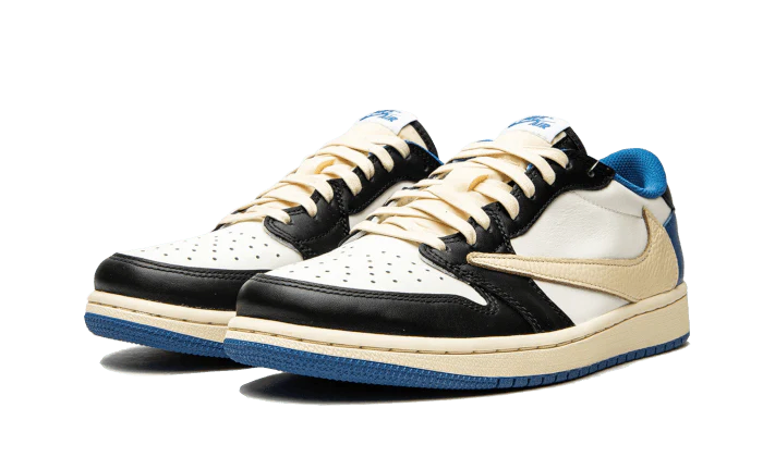 Image of Air Jordan 1 Low Travis Scott Fragment Damen Blau 42.5